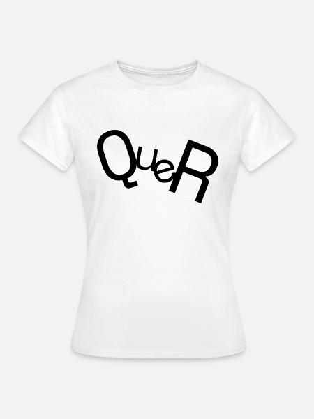 QUER - Frauen T-Shirt - Weiß
