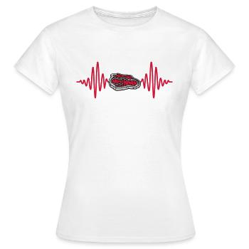 Puls Steak Grillmeister Barbecue - T-shirt Femme - blanc - Devant - AI Model Female 172 dark (172cm)