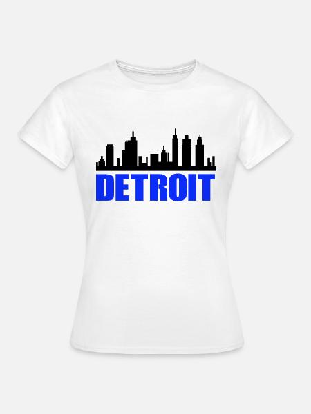 Detroit - Frauen T-Shirt - Weiß