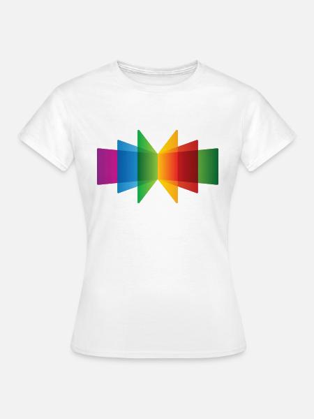Abbildung abstrakt Leuchtend - Frauen T-Shirt - Weiß