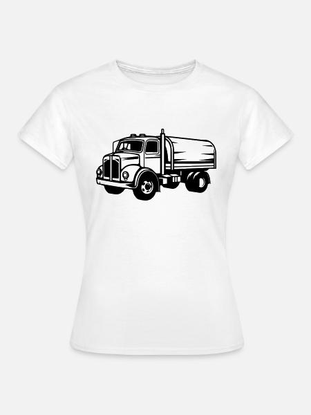 Lkw - Frauen T-Shirt - Weiß