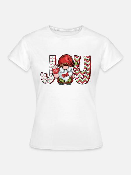 JAU Weihnachtsdesign - Frauen T-Shirt - Weiß