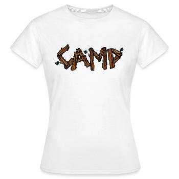Clairière Cosy - T-shirt Femme - blanc - Devant - AI Model Female 172 dark (172cm)