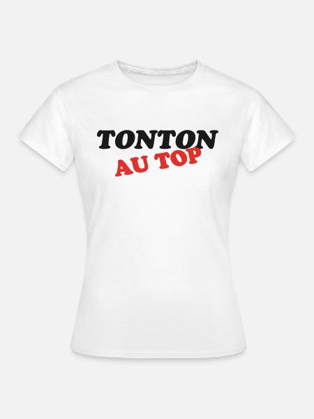 ONKEL AN DER SPITZE - Frauen T-Shirt - Weiß