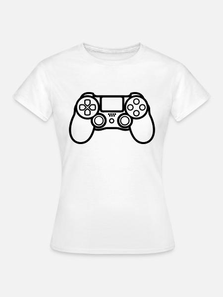 Controller für Videospiele - Frauen T-Shirt - Weiß
