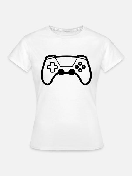 Videospiel-Controller - Frauen T-Shirt - Weiß