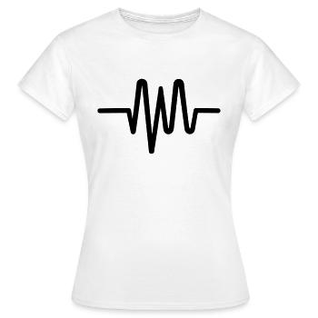 Puls - Frauen T-Shirt - Weiß - Vorne - AI Model Female 172 dark (172cm)