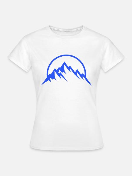 berge - Frauen T-Shirt - Weiß