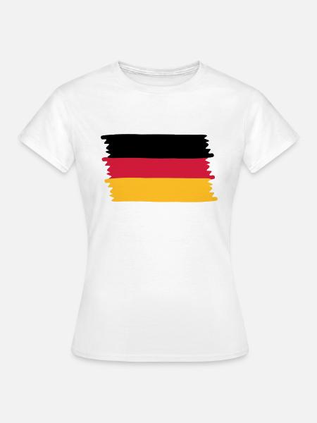 Deutschland - Frauen T-Shirt - Weiß