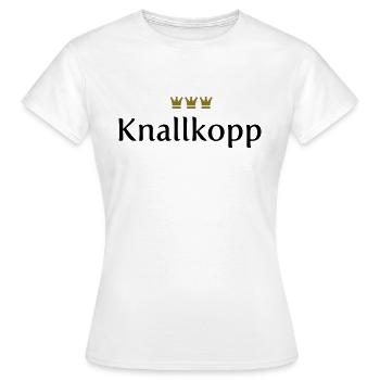 Bang Kopp (Köln / Kölsch / Carnaval) - T-shirt Femme - blanc - Devant - AI Model Female 172 dark (172cm)