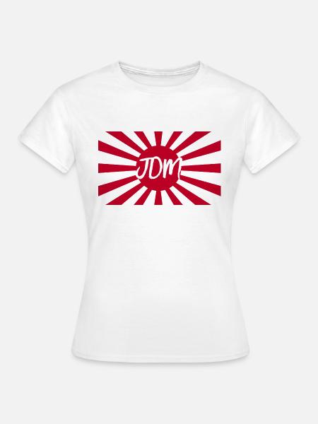 JDM Flagge - Frauen T-Shirt - Weiß