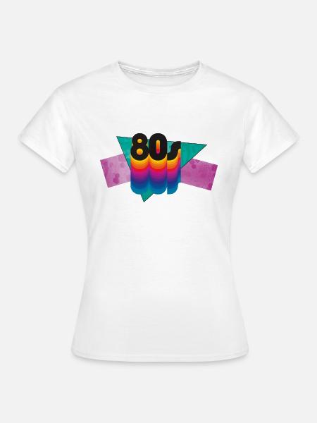 80s II - Frauen T-Shirt - Weiß