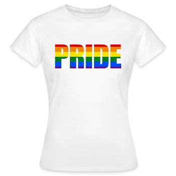 Gay Pride - T-shirt Femme - blanc - Devant - AI Model Female 172 dark (172cm)