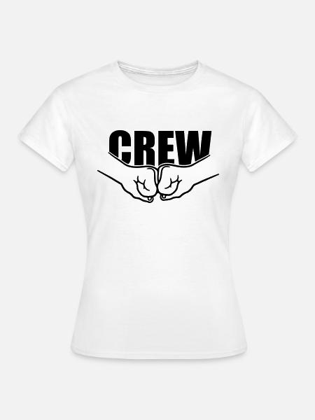 Faustschlag Crew Team - Frauen T-Shirt - Weiß