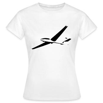 puchacz glider glider glider glider - Women's T-Shirt - white - Front - AI Model Female 172 dark (172cm)