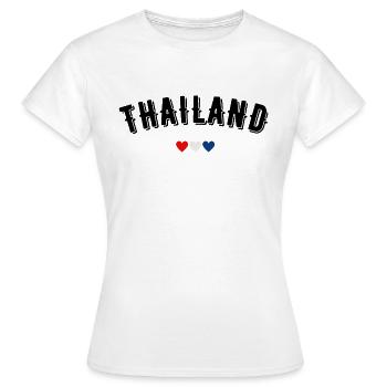Thailand - Frauen T-Shirt - Weiß - Vorne - AI Model Female 172 dark (172cm)