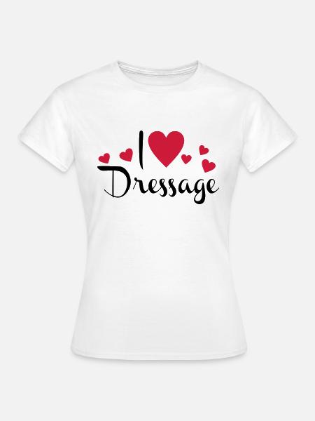 Dressur - Frauen T-Shirt - Weiß