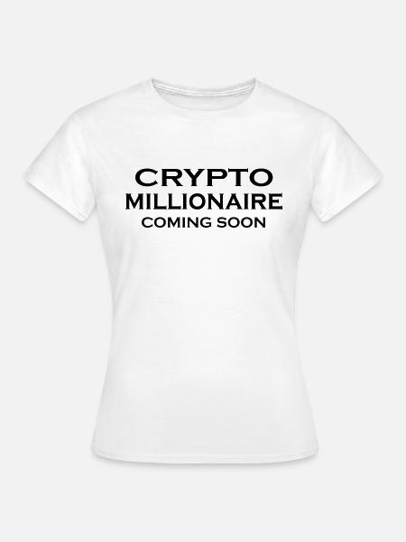 Crypto Bitcoin Trading - Frauen T-Shirt - Weiß
