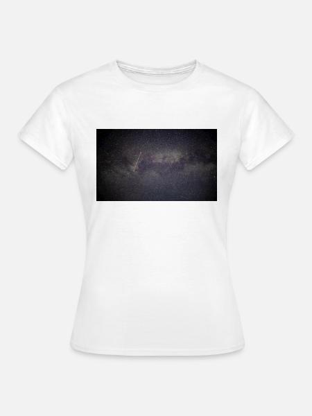 Milchstraße - Frauen T-Shirt - Weiß