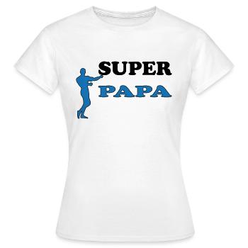 DAD - Women's T-Shirt - white - Front - AI Model Female 172 dark (172cm)
