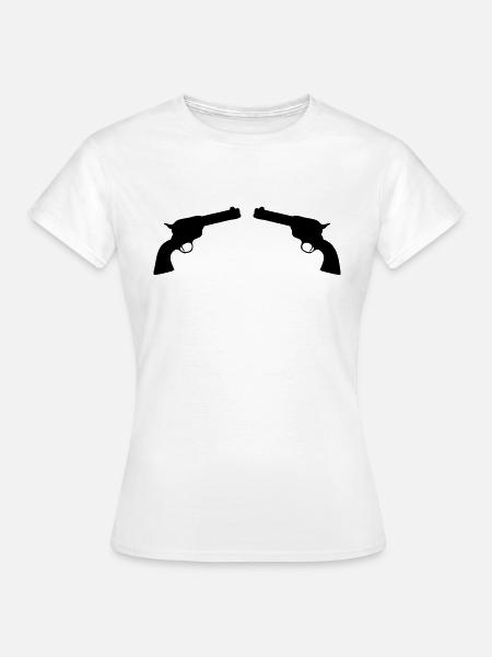 gun2 - Frauen T-Shirt - Weiß