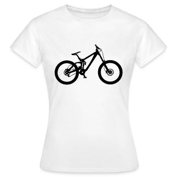 downhill - T-shirt Femme - blanc - Devant - AI Model Female 172 dark (172cm)