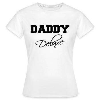 Daddy Deluxe - T-shirt Femme - blanc - Devant - AI Model Female 172 dark (172cm)