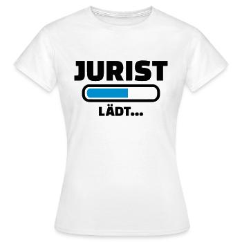 Jurist - Frauen T-Shirt - Weiß - Vorne - AI Model Female 172 dark (172cm)