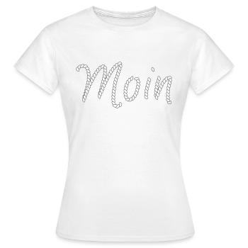 Moin - T-shirt Femme - blanc - Devant - AI Model Female 172 dark (172cm)