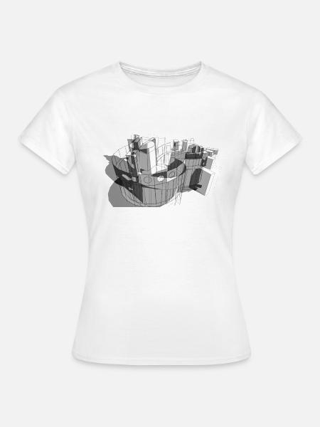 Architektur 011 - Frauen T-Shirt - Weiß