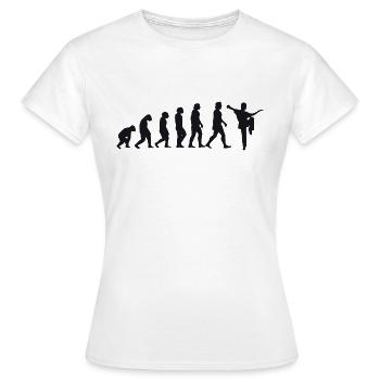 Évolution du Kung Fu - T-shirt Femme - blanc - Devant - AI Model Female 172 dark (172cm)