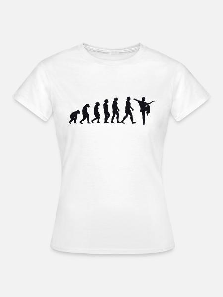 Evolution of Kung Fu - Frauen T-Shirt - Weiß