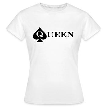 Hotwife femme sexy texte - T-shirt Femme - blanc - Devant - AI Model Female 172 dark (172cm)