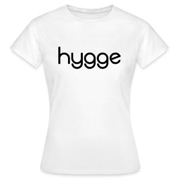 Hygge - Tradition danoise - Attitude à l’égard de la vie - Nice - T-shirt Femme - blanc - Devant - AI Model Female 172 dark (172cm)