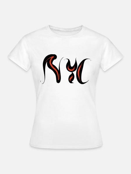 NYC Logo - Frauen T-Shirt - Weiß