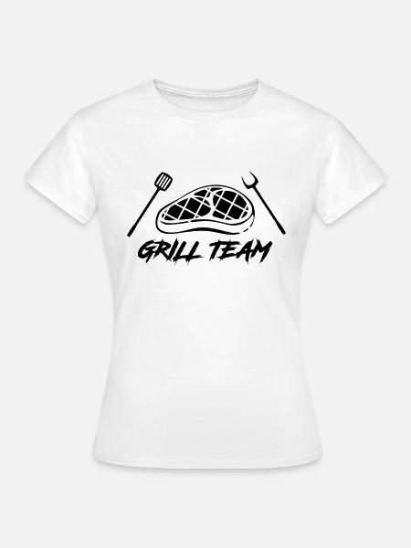 grill team - Frauen T-Shirt - Weiß