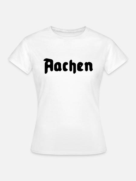 Aachen - Frauen T-Shirt - Weiß