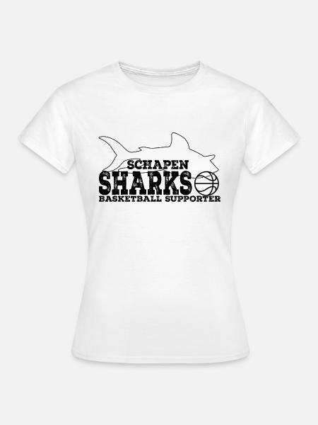 Sharks Supporter WHITE Rust - Frauen T-Shirt - Weiß