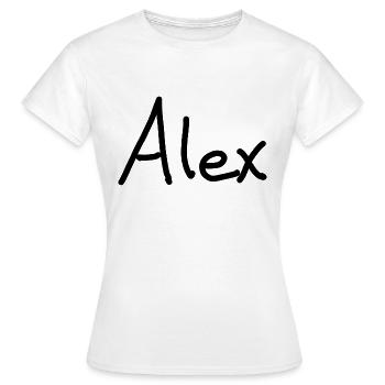 Alex - Frauen T-Shirt - Weiß - Vorne - AI Model Female 172 dark (172cm)
