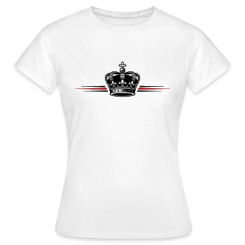 Sa Majesté de la Couronne - T-shirt Femme - blanc - Devant - AI Model Female 172 dark (172cm)