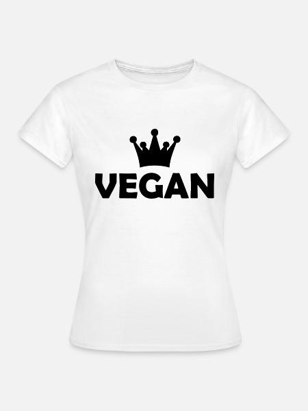 vegan - Frauen T-Shirt - Weiß