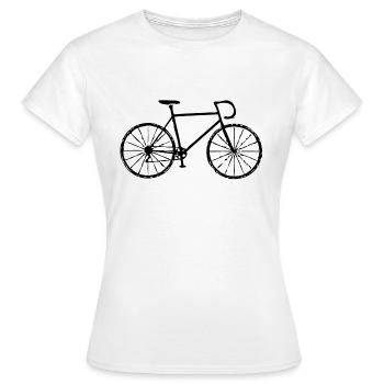 Gelbes Trikot * Racing bike * Rennrad - Frauen T-Shirt - Weiß - Vorne - AI Model Female 172 dark (172cm)
