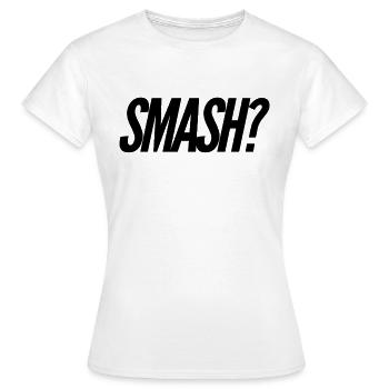 Smash - Women's T-Shirt - white - Front - AI Model Female 172 dark (172cm)