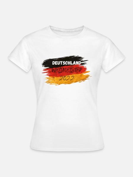 DEUTSCHLAND - Frauen T-Shirt - Weiß