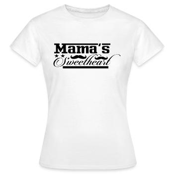 Mama ́s Sweetheart - Women's T-Shirt - white - Front - AI Model Female 172 dark (172cm)