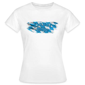 Basst scho - Frauen T-Shirt - Weiß - Vorne - AI Model Female 172 dark (172cm)