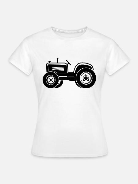 Traktor - Frauen T-Shirt - Weiß