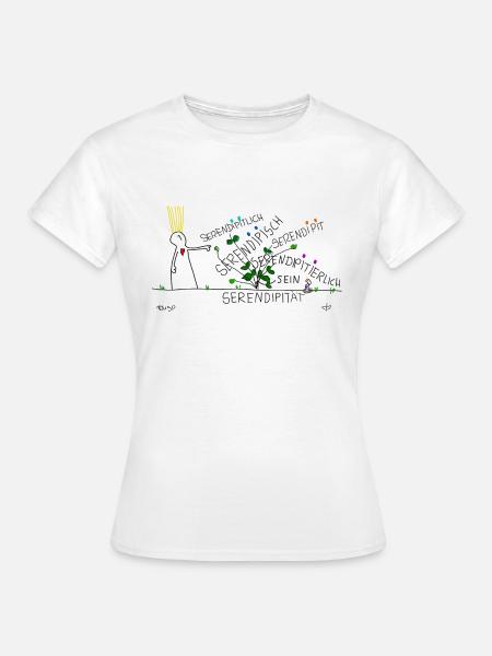 Serendipity - Frauen T-Shirt - Weiß