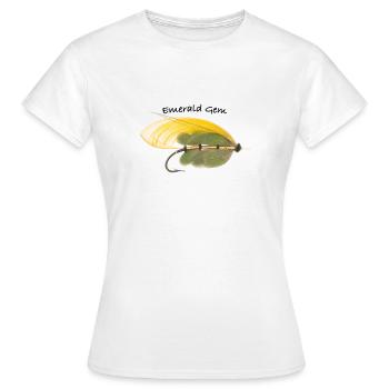 Smaragd-Edelstein - Frauen T-Shirt - Weiß - Vorne - AI Model Female 172 dark (172cm)