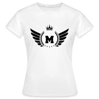 armoiries M - T-shirt Femme - blanc - Devant - AI Model Female 172 dark (172cm)